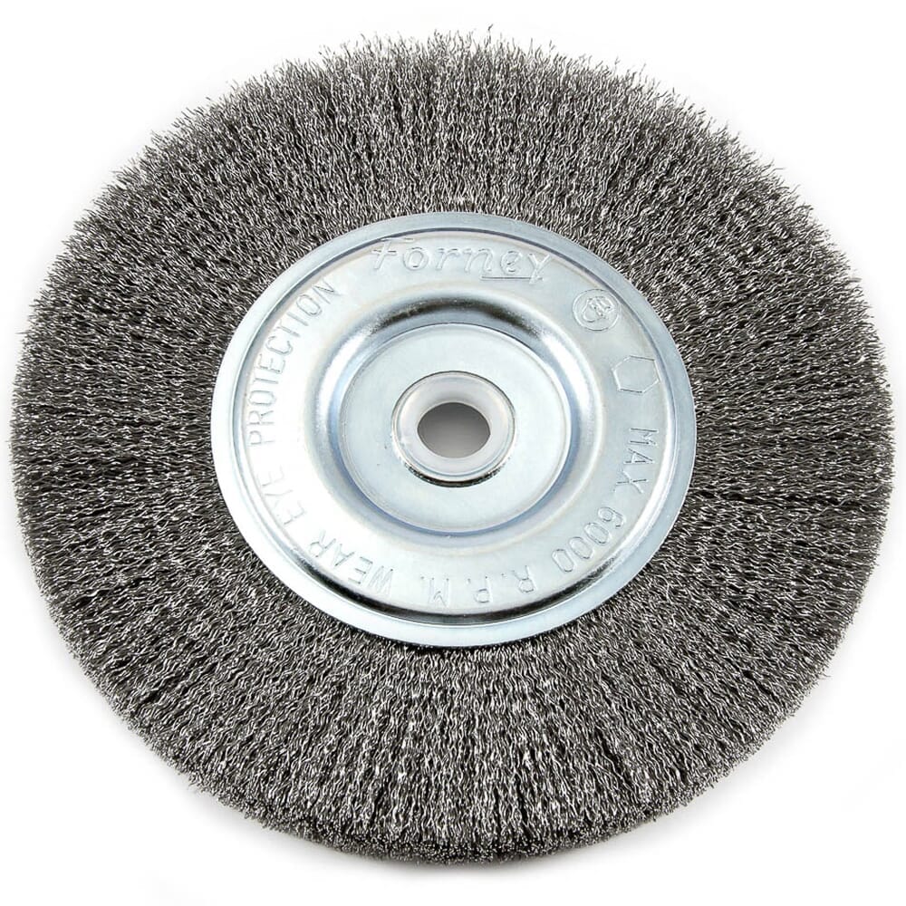 72747 Wire Wheel, Crimped, 6 in x